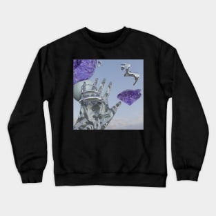 Hand and sky Crewneck Sweatshirt